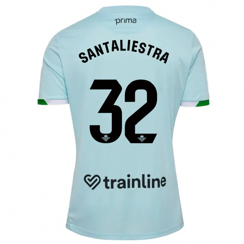 Danxen Damen Carla Santaliestra #32 Himmelblau Grün Auswärtstrikot Trikot 2025/26 T-Shirt Österreich