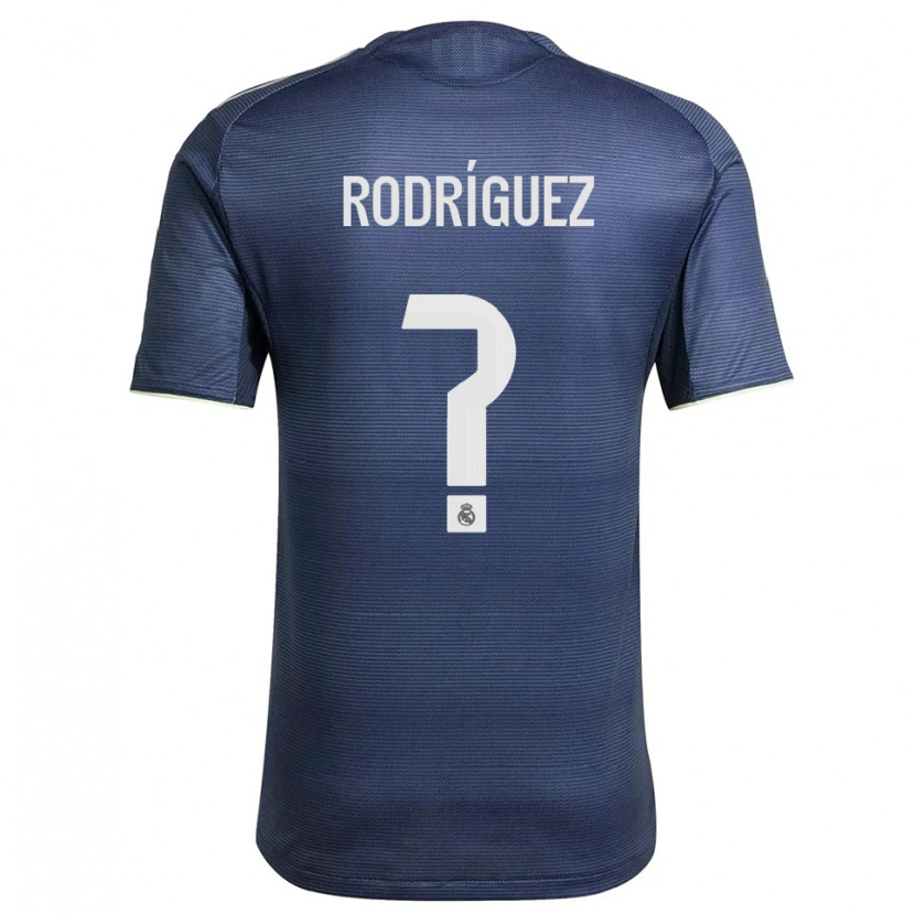 Danxen Damen Álvaro Rodríguez #0 Marine Silber Auswärtstrikot Trikot 2025/26 T-Shirt Österreich