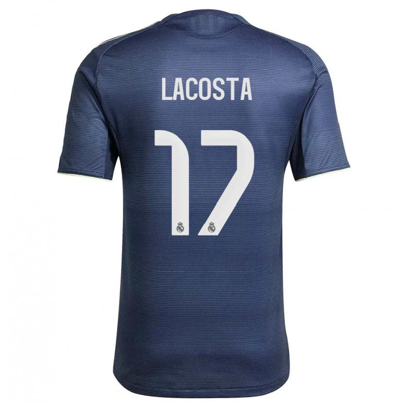 Danxen Damen Diego Lacosta #17 Marine Silber Auswärtstrikot Trikot 2025/26 T-Shirt Österreich