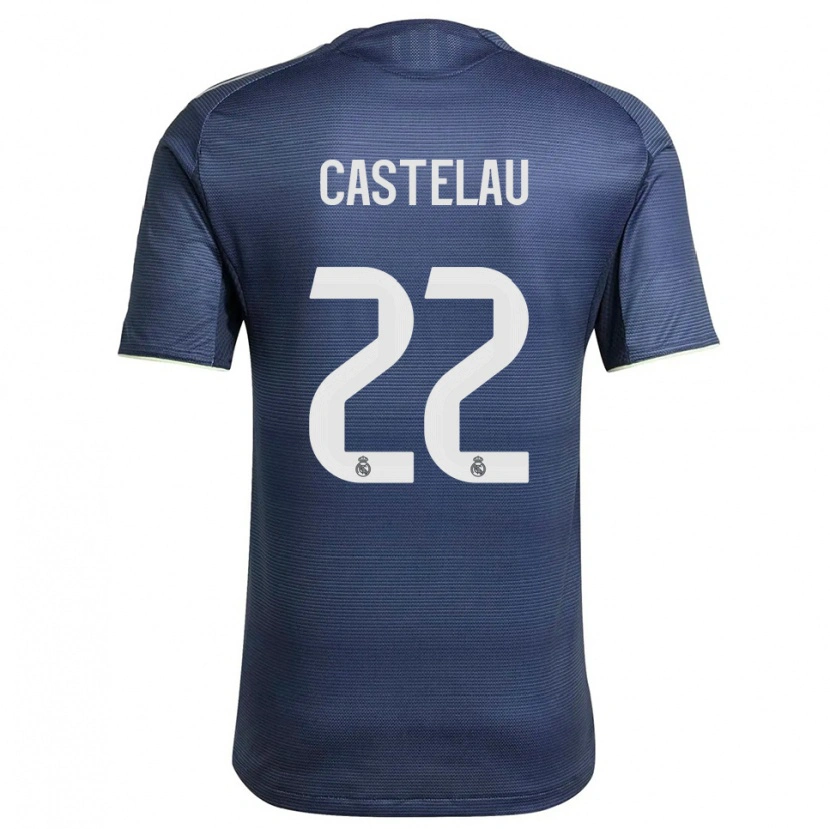 Danxen Damen Alber Castelau #22 Marine Silber Auswärtstrikot Trikot 2025/26 T-Shirt Österreich