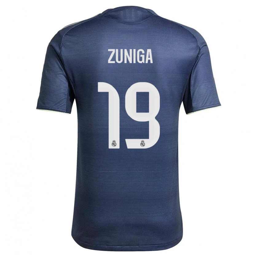Danxen Damen Loren Zúñiga #19 Marine Silber Auswärtstrikot Trikot 2025/26 T-Shirt Österreich