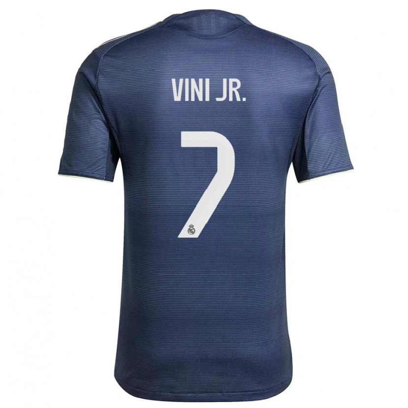 Danxen Damen Vinicius Junior #7 Marine Silber Auswärtstrikot Trikot 2025/26 T-Shirt Österreich