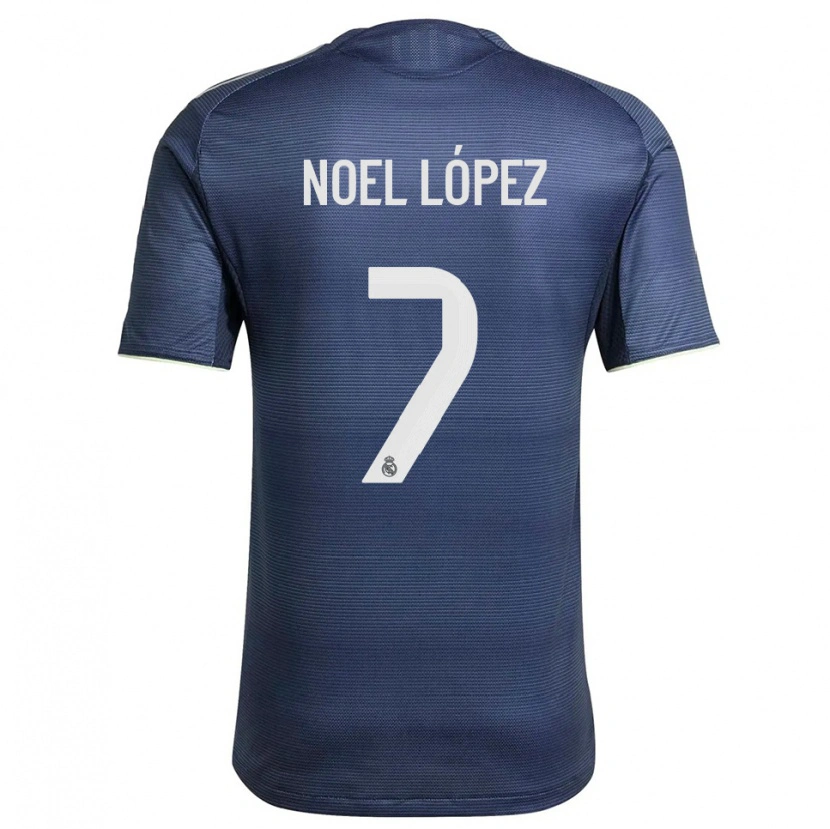Danxen Damen Noel López #7 Marine Silber Auswärtstrikot Trikot 2025/26 T-Shirt Österreich