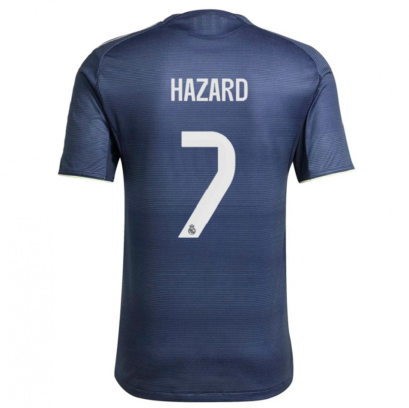 Danxen Damen Eden Hazard #7 Marine Silber Auswärtstrikot Trikot 2025/26 T-Shirt Österreich