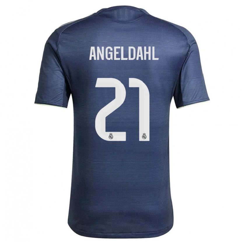Danxen Damen Filippa Angeldahl #21 Marine Silber Auswärtstrikot Trikot 2025/26 T-Shirt Österreich