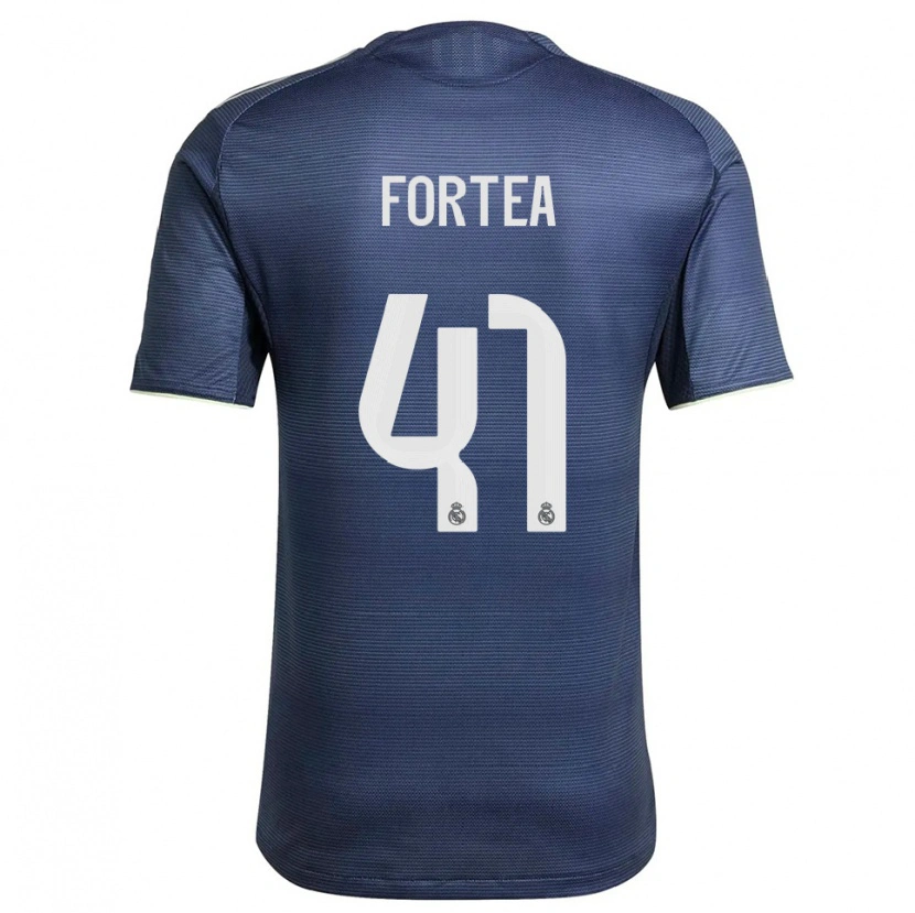 Danxen Damen Jesús Fortea #41 Marine Silber Auswärtstrikot Trikot 2025/26 T-Shirt Österreich