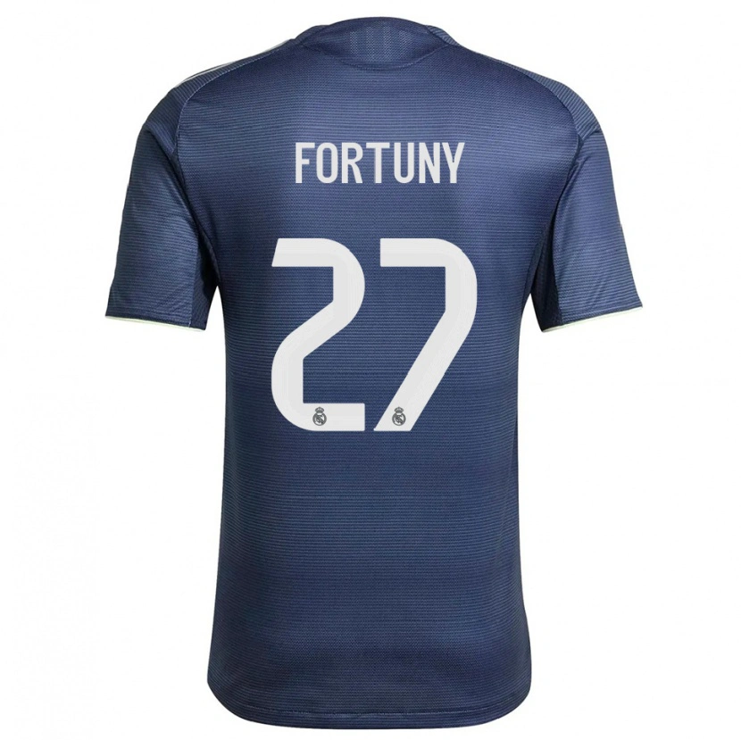 Danxen Damen Pol Fortuny #27 Marine Silber Auswärtstrikot Trikot 2025/26 T-Shirt Österreich