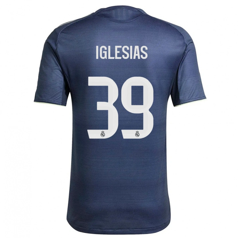 Danxen Damen Bruno Iglesias #39 Marine Silber Auswärtstrikot Trikot 2025/26 T-Shirt Österreich