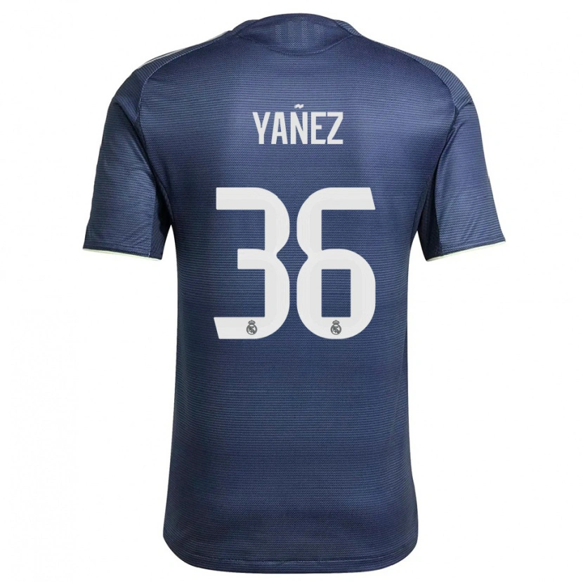 Danxen Damen Daniel Yáñez #36 Marine Silber Auswärtstrikot Trikot 2025/26 T-Shirt Österreich