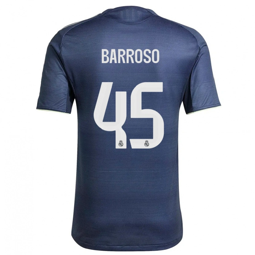 Danxen Damen Jaime Barroso #45 Marine Silber Auswärtstrikot Trikot 2025/26 T-Shirt Österreich