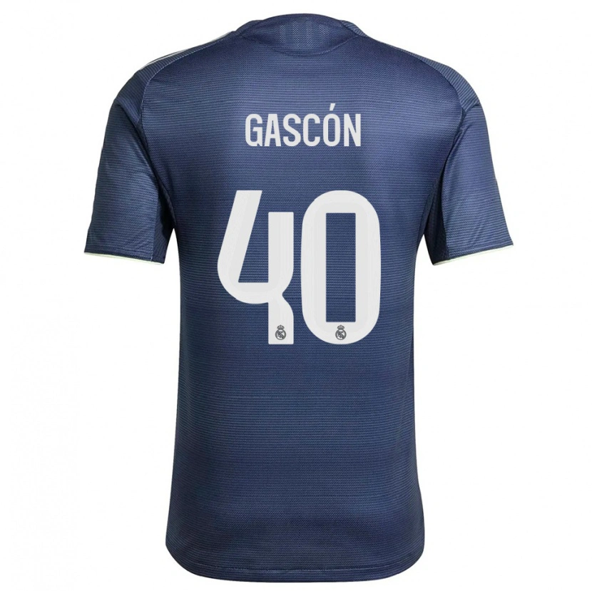 Danxen Damen Ignacio Gascón #40 Marine Silber Auswärtstrikot Trikot 2025/26 T-Shirt Österreich