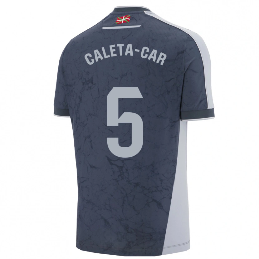 Danxen Damen Duje Caleta-Car #5 Dunkelblau Weiß Auswärtstrikot Trikot 2025/26 T-Shirt Österreich