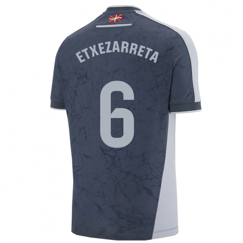 Danxen Damen Ane Etxezarreta #6 Dunkelblau Weiß Auswärtstrikot Trikot 2025/26 T-Shirt Österreich