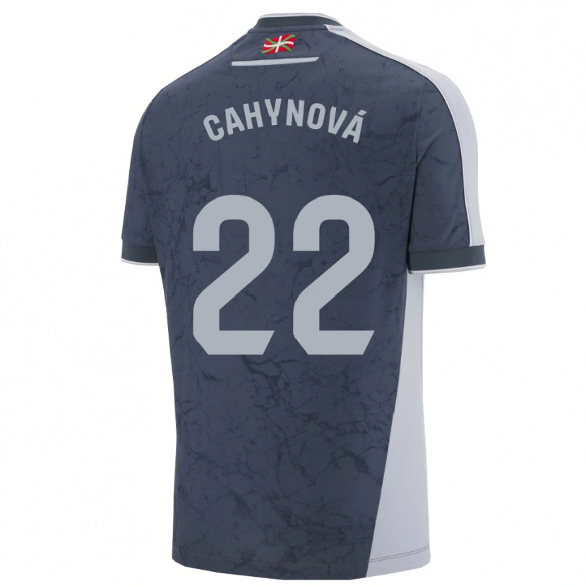 Danxen Damen Klára Cahynová #22 Dunkelblau Weiß Auswärtstrikot Trikot 2025/26 T-Shirt Österreich