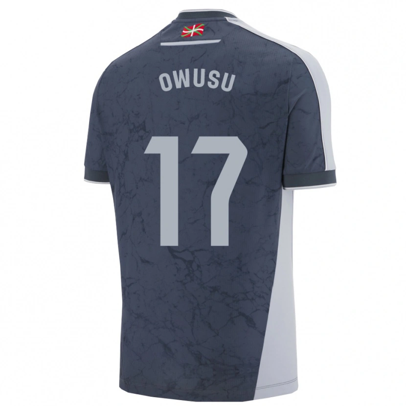 Danxen Damen Jacqueline Owusu #17 Dunkelblau Weiß Auswärtstrikot Trikot 2025/26 T-Shirt Österreich
