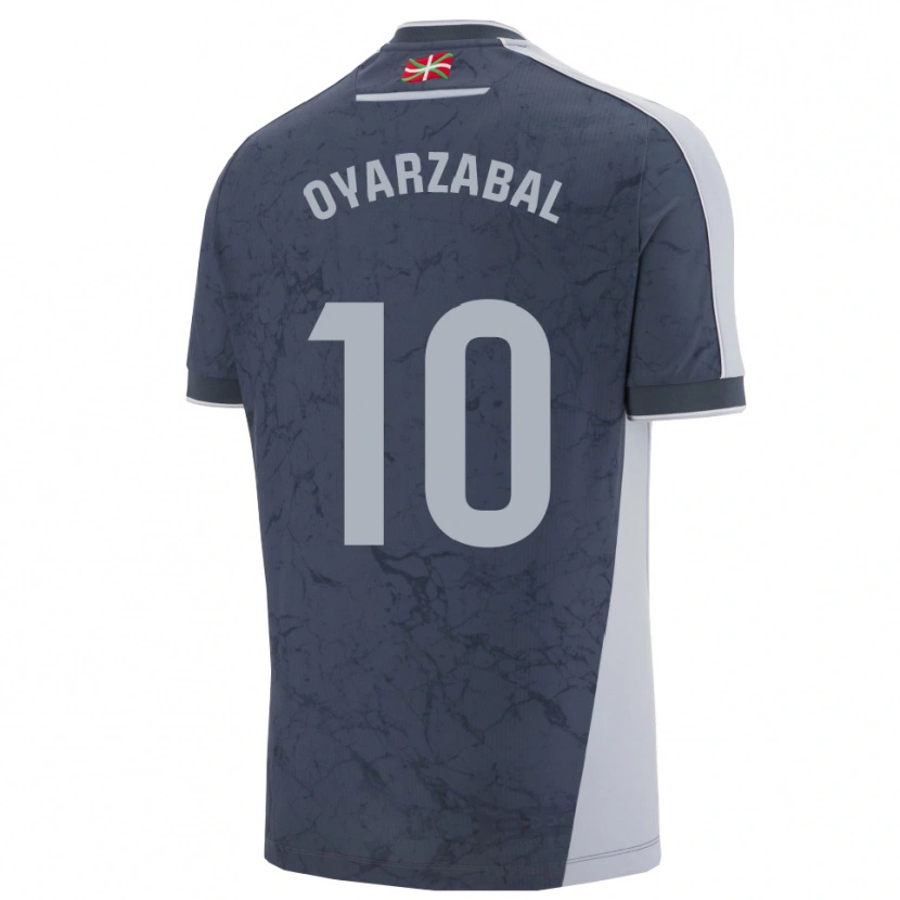 Danxen Damen Mikel Oyarzabal #10 Dunkelblau Weiß Auswärtstrikot Trikot 2025/26 T-Shirt Österreich