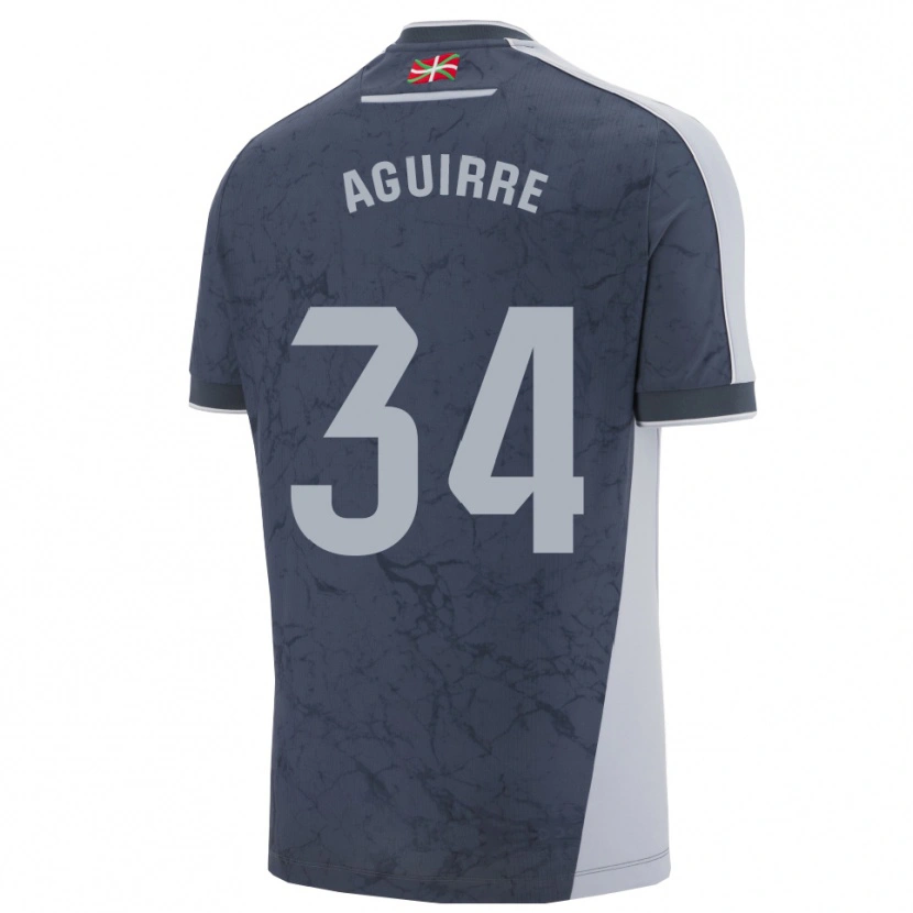 Danxen Damen Ibai Aguirre #34 Dunkelblau Weiß Auswärtstrikot Trikot 2025/26 T-Shirt Österreich
