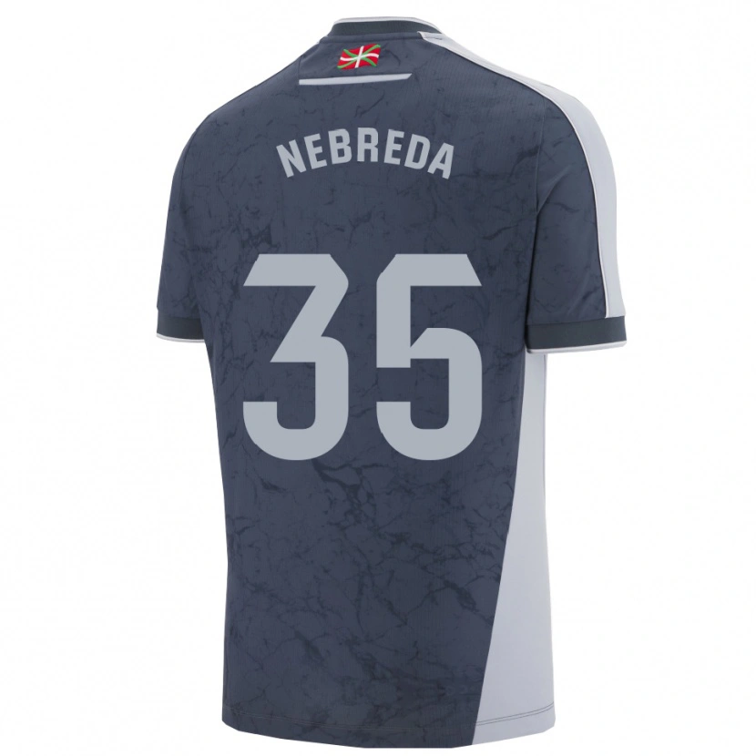 Danxen Damen Eloy Nebreda #35 Dunkelblau Weiß Auswärtstrikot Trikot 2025/26 T-Shirt Österreich