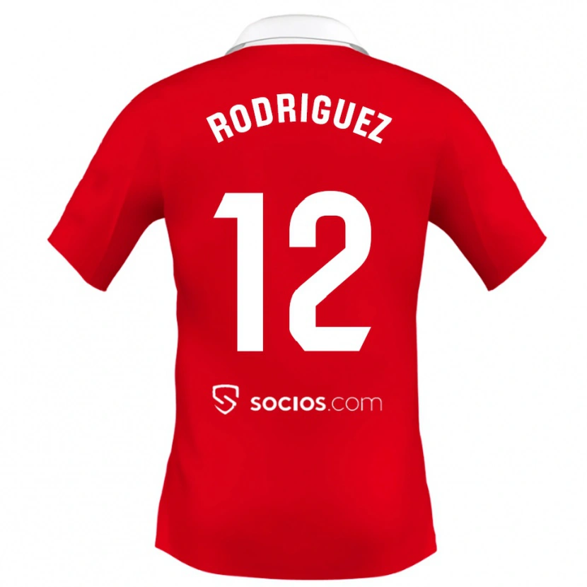 Danxen Damen Lucía María Rodríguez Herrero #12 Rot Weiß Grau Auswärtstrikot Trikot 2025/26 T-Shirt Österreich