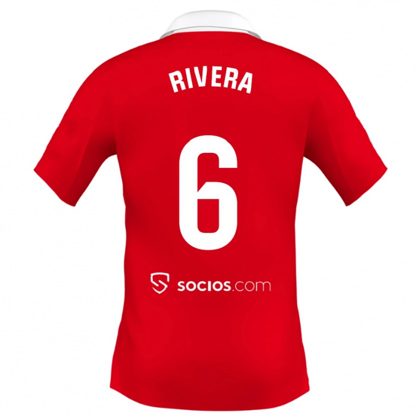 Danxen Damen Pablo Rivera #6 Rot Weiß Grau Auswärtstrikot Trikot 2025/26 T-Shirt Österreich