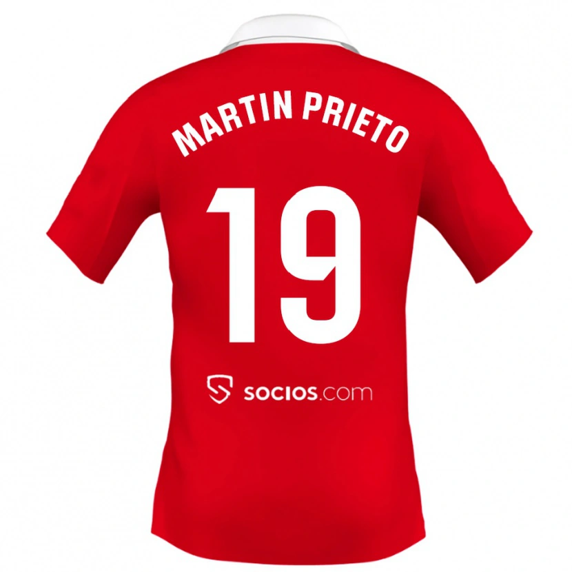Danxen Damen Cristina Martín-Prieto Gutiérrez #19 Rot Weiß Grau Auswärtstrikot Trikot 2025/26 T-Shirt Österreich