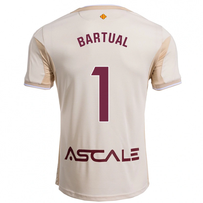 Danxen Damen Kike Bartual #1 Cremeweiß Burgunderrot Auswärtstrikot Trikot 2025/26 T-Shirt Österreich