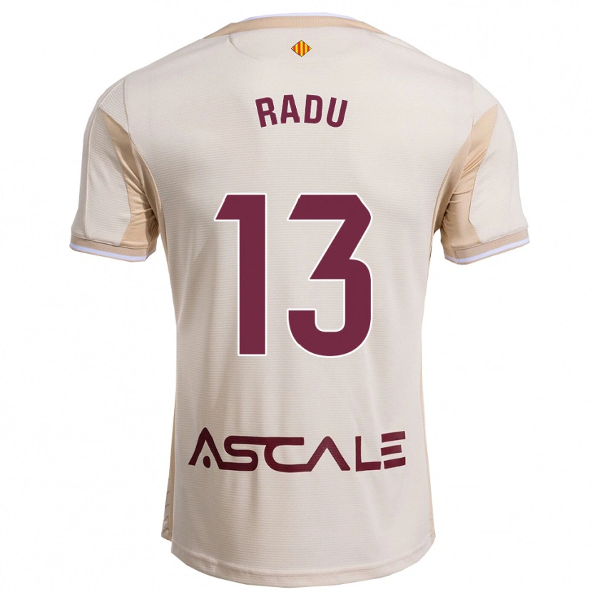 Danxen Damen Sasha Radu #13 Cremeweiß Burgunderrot Auswärtstrikot Trikot 2025/26 T-Shirt Österreich
