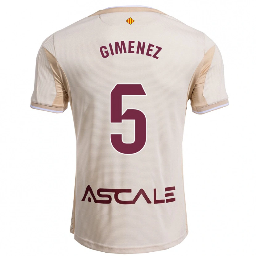 Danxen Damen Yenifer Giménez #5 Cremeweiß Burgunderrot Auswärtstrikot Trikot 2025/26 T-Shirt Österreich