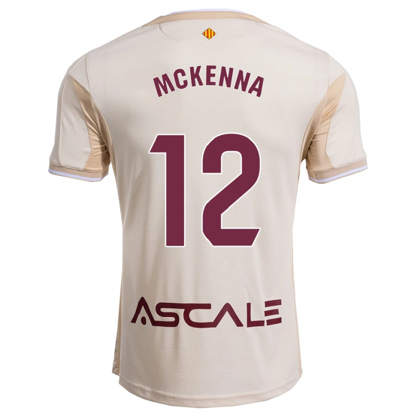 Danxen Damen Kayla Mckenna #12 Cremeweiß Burgunderrot Auswärtstrikot Trikot 2025/26 T-Shirt Österreich