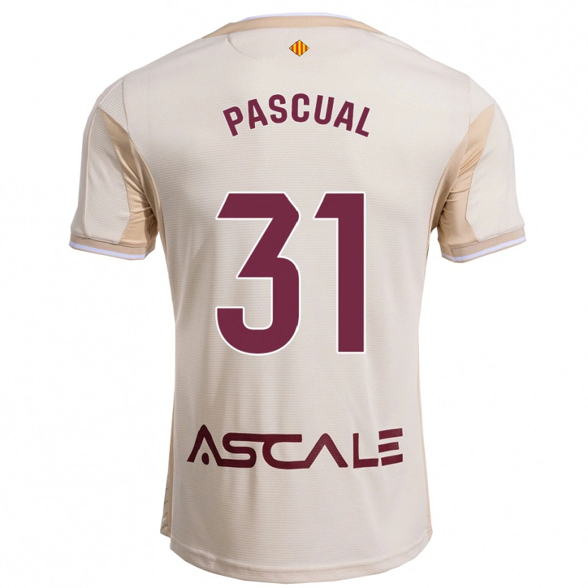 Danxen Damen Pablo Pascual #31 Cremeweiß Burgunderrot Auswärtstrikot Trikot 2025/26 T-Shirt Österreich