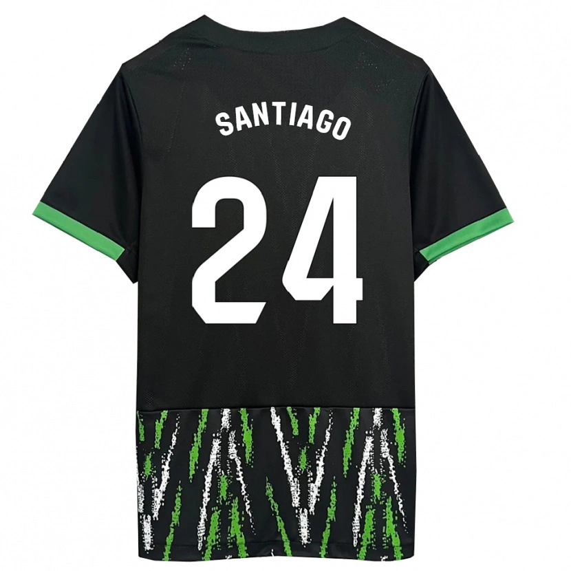 Danxen Damen Yago Santiago #24 Schwarz Grün Auswärtstrikot Trikot 2025/26 T-Shirt Österreich