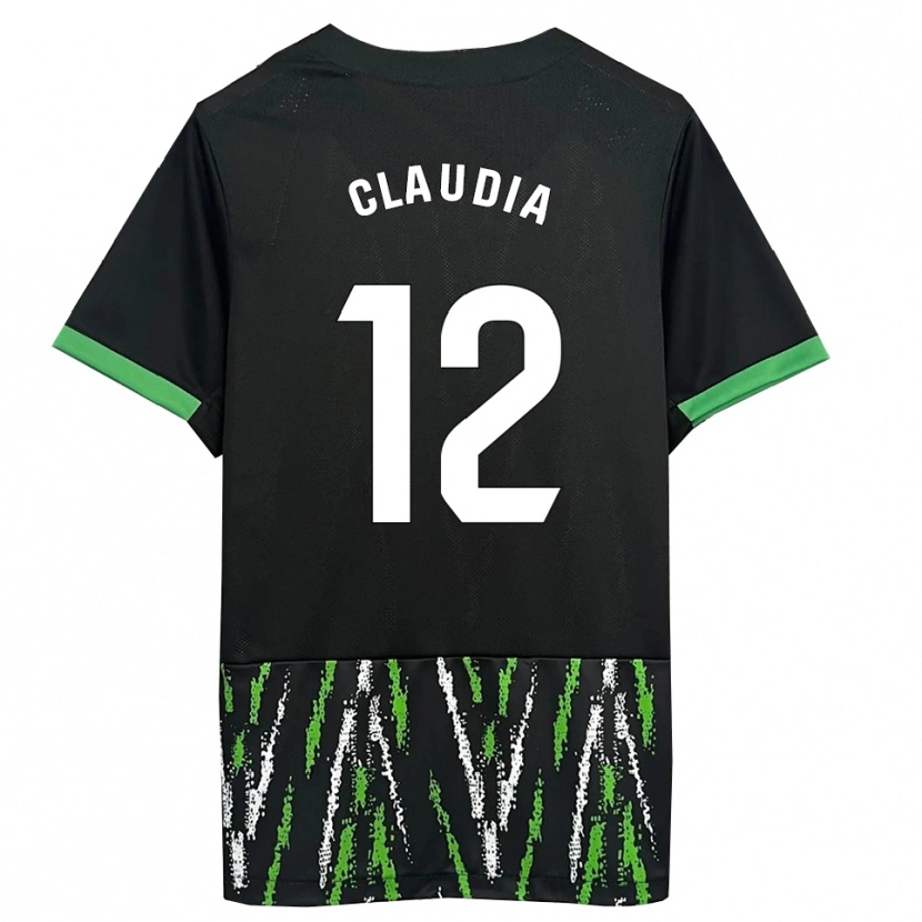 Danxen Damen Claudia Rabasco Campello #12 Schwarz Grün Auswärtstrikot Trikot 2025/26 T-Shirt Österreich