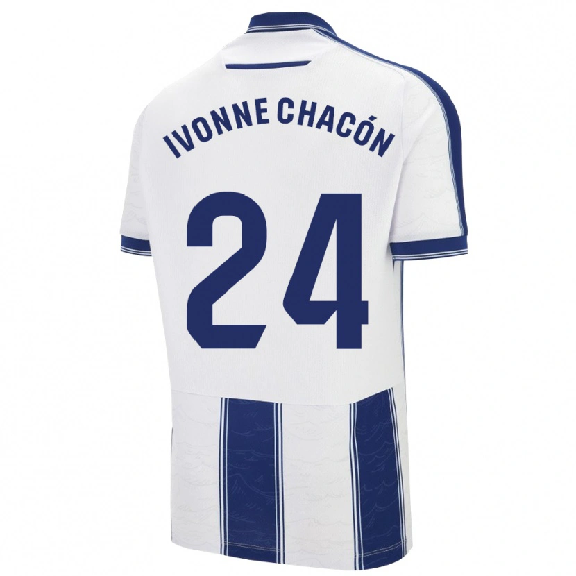 Danxen Damen Ivonne Chacón #24 Marine Weiß Auswärtstrikot Trikot 2025/26 T-Shirt Österreich
