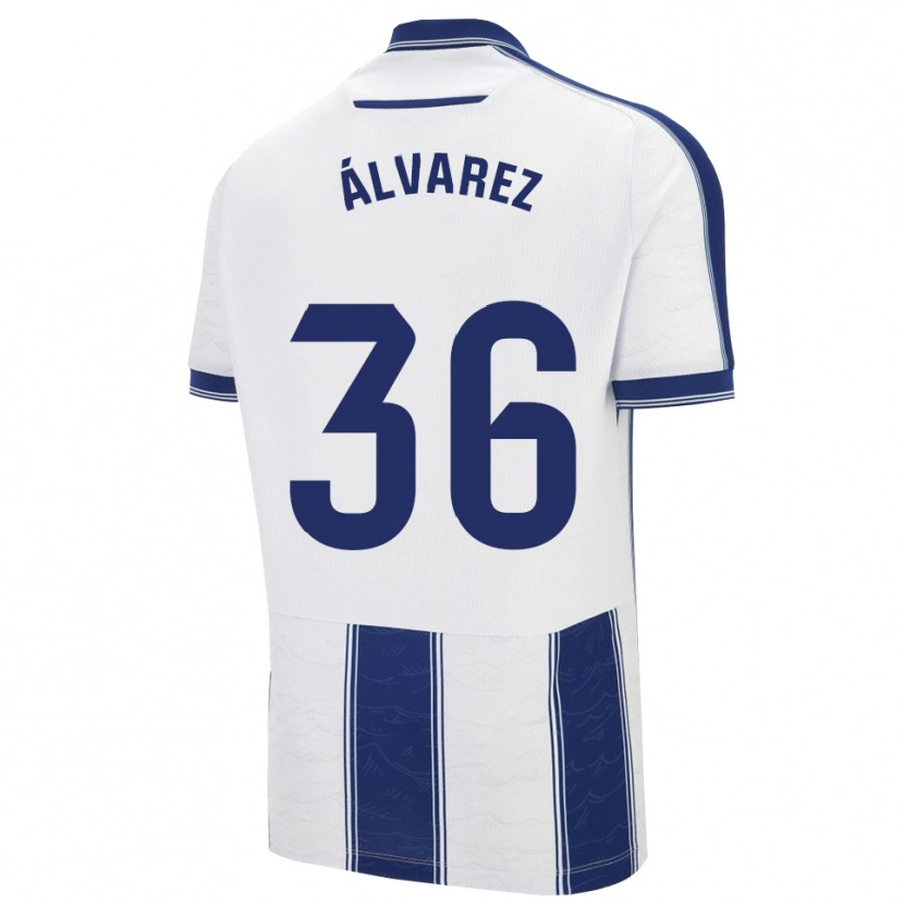 Danxen Damen Anna Álvarez #36 Marine Weiß Auswärtstrikot Trikot 2025/26 T-Shirt Österreich