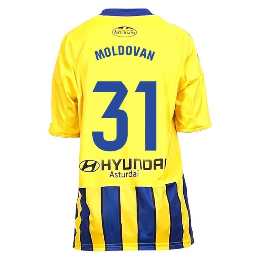 Danxen Damen Horațiu Moldovan #31 Gelb Blau Auswärtstrikot Trikot 2025/26 T-Shirt Österreich