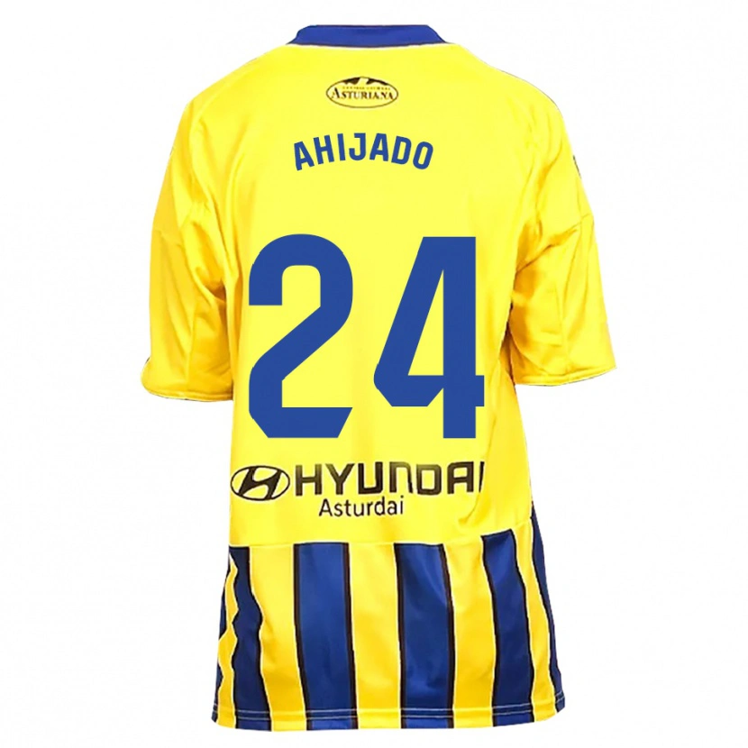 Danxen Damen Lucas Ahijado #24 Gelb Blau Auswärtstrikot Trikot 2025/26 T-Shirt Österreich