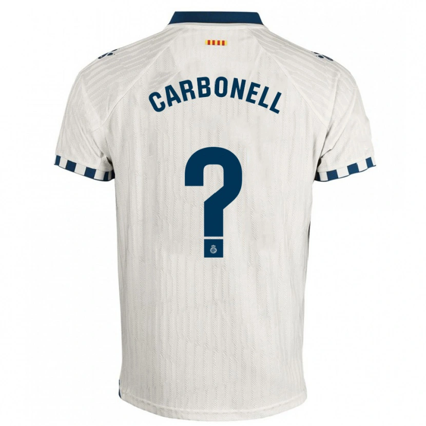Danxen Damen Ethan Carbonell #0 Weiß Blau Auswärtstrikot Trikot 2025/26 T-Shirt Österreich