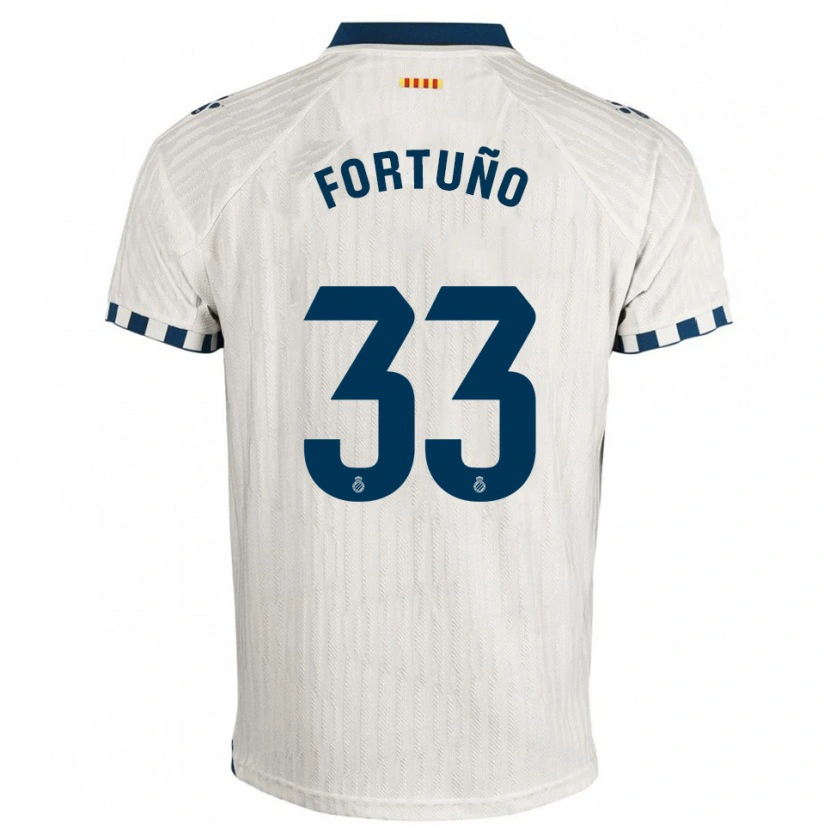 Danxen Damen Ángel Fortuño #33 Weiß Blau Auswärtstrikot Trikot 2025/26 T-Shirt Österreich