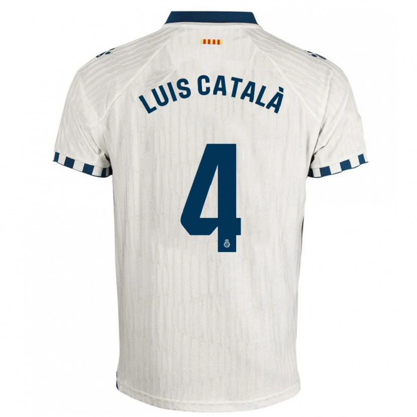 Danxen Damen José Luis Català #4 Weiß Blau Auswärtstrikot Trikot 2025/26 T-Shirt Österreich