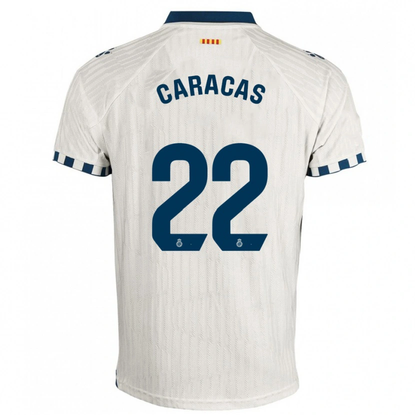 Danxen Damen Daniela Caracas González #22 Weiß Blau Auswärtstrikot Trikot 2025/26 T-Shirt Österreich