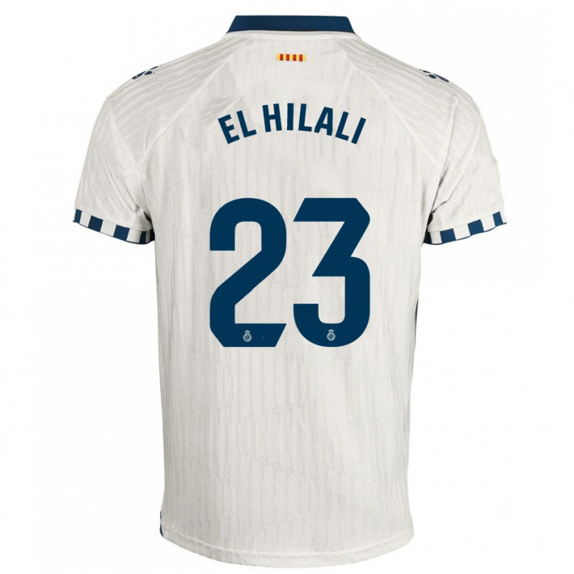 Danxen Damen Omar El Hilali #23 Weiß Blau Auswärtstrikot Trikot 2025/26 T-Shirt Österreich