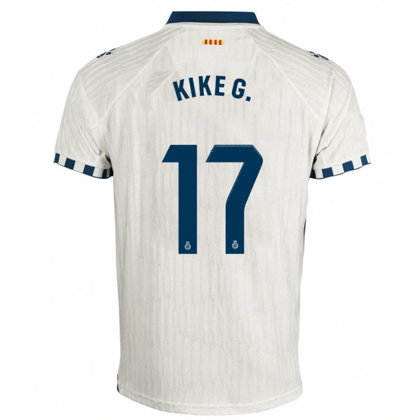 Danxen Damen Kike García #17 Weiß Blau Auswärtstrikot Trikot 2025/26 T-Shirt Österreich