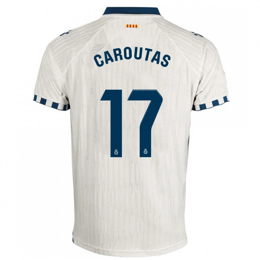 Danxen Damen Tim Caroutas #17 Weiß Blau Auswärtstrikot Trikot 2025/26 T-Shirt Österreich