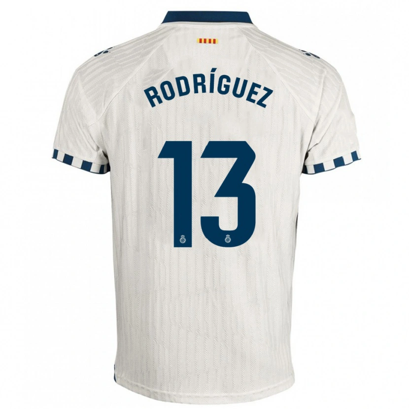 Danxen Damen Joel Rodríguez #13 Weiß Blau Auswärtstrikot Trikot 2025/26 T-Shirt Österreich