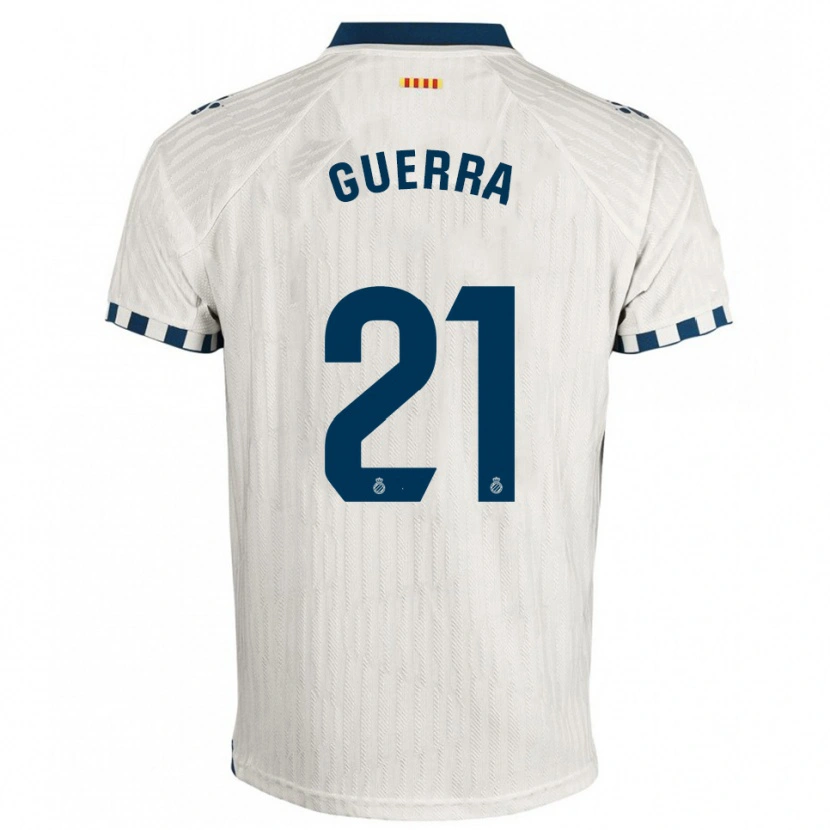 Danxen Damen Julia Guerra Peiró #21 Weiß Blau Auswärtstrikot Trikot 2025/26 T-Shirt Österreich