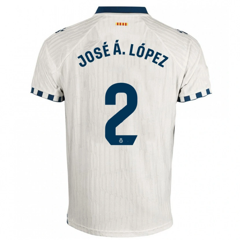 Danxen Damen José Ángel López #2 Weiß Blau Auswärtstrikot Trikot 2025/26 T-Shirt Österreich