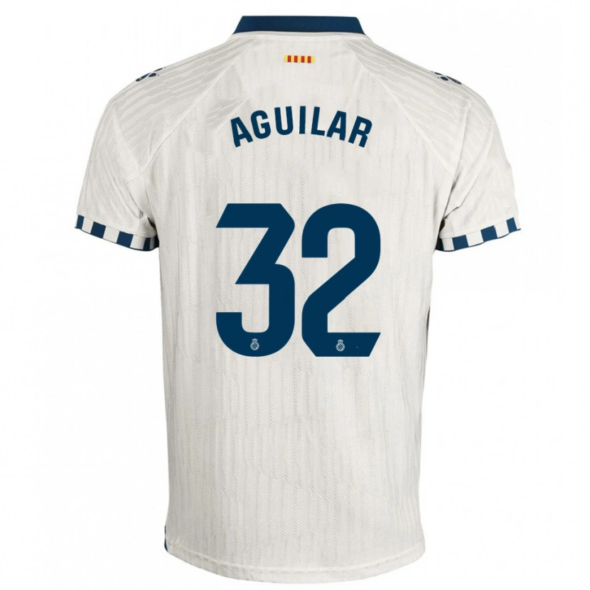 Danxen Damen Rubén Aguilar #32 Weiß Blau Auswärtstrikot Trikot 2025/26 T-Shirt Österreich