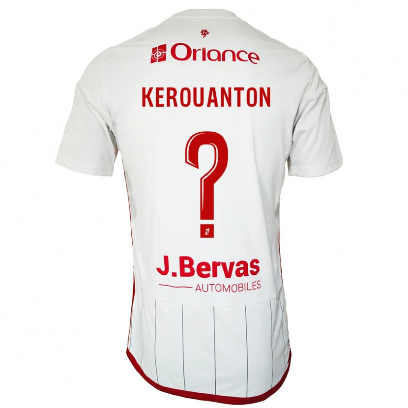 Danxen Damen Tania Kerouanton #0 Weiß Rot Auswärtstrikot Trikot 2025/26 T-Shirt Österreich