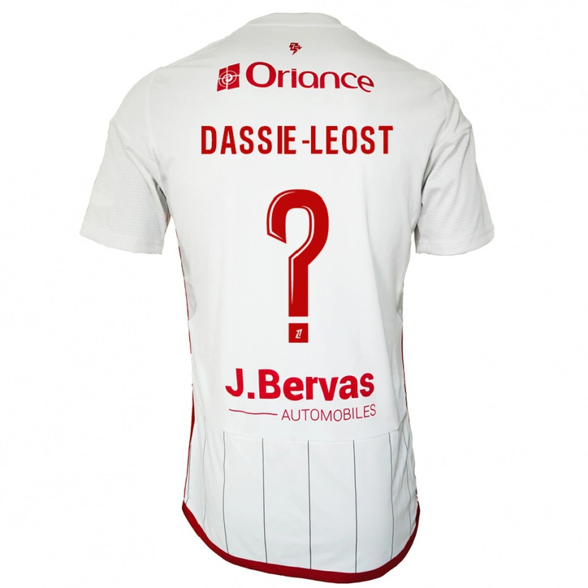 Danxen Damen Leila Dassie-Leost #0 Weiß Rot Auswärtstrikot Trikot 2025/26 T-Shirt Österreich