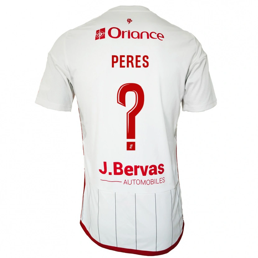Danxen Damen Lilou Peres #0 Weiß Rot Auswärtstrikot Trikot 2025/26 T-Shirt Österreich